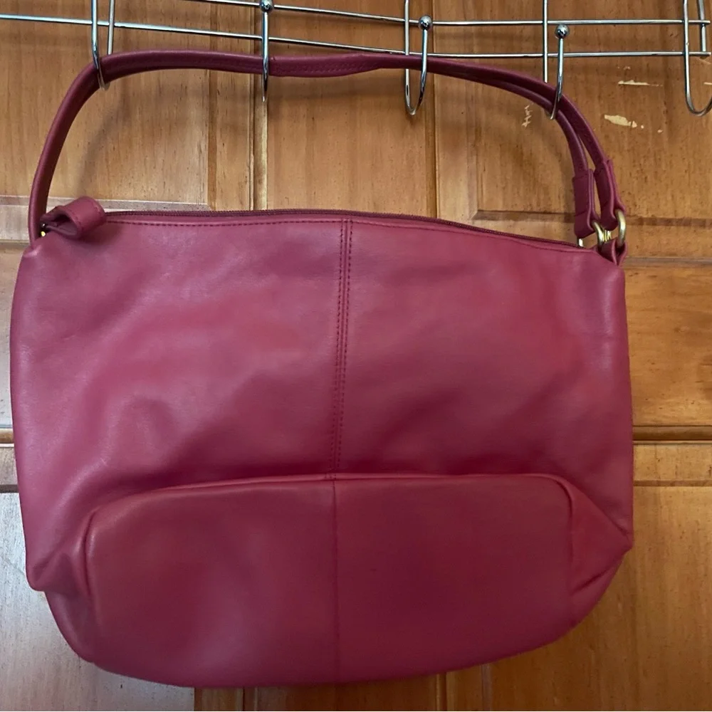 Pink Leather Purse - Picture 2 of 3